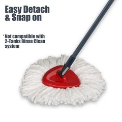homsis 6+1 Pack Mop Head Replacement Compatible with O Ceda Count, White