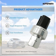 NOVAPARTS A/C Pressure Sensor Switch for Ford Models 3 Pins BT4Z19D594A
