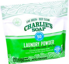 Charlie’s Soap Laundry Powder (50 Loads, 1 Pack) Hypoallergenic Deep…