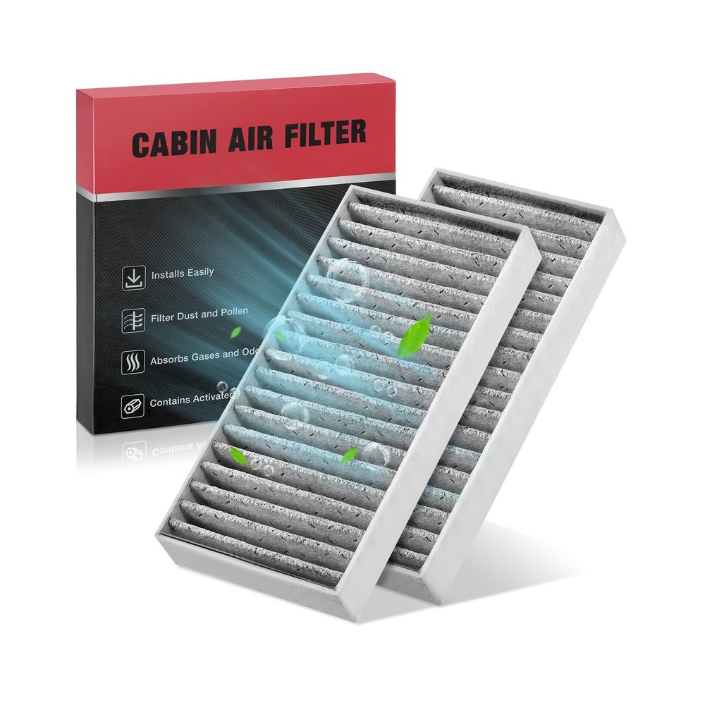 BDFHYK 2PC CF11777 Cabin Air Filter w/Activated Carbon Compatible w… Fast Ship