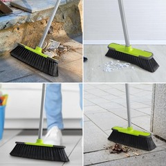 Trueyee Green Indoor Broom 54 Long Handle House Broom For Floor Cleaning