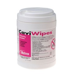 Metrex 13-1100 CaviWipes Germicidal Hospital Towelettes Large 6″ x 6.75″ 160 Can