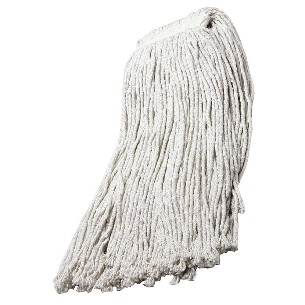 ABILITY ONE 7920-00-205-0426 Wet Mop Head,White,Cotton 54ZF15