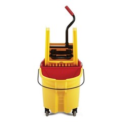 Rubbermaid Commercial FG757788YEL 35 qt. WaveBrake 2.0 Down-Press Combo – YL New