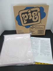 PIG MAT304 Acid Encapsulating/Neutralizing Absorbent Mat 25 Pads Spill Cleanup S