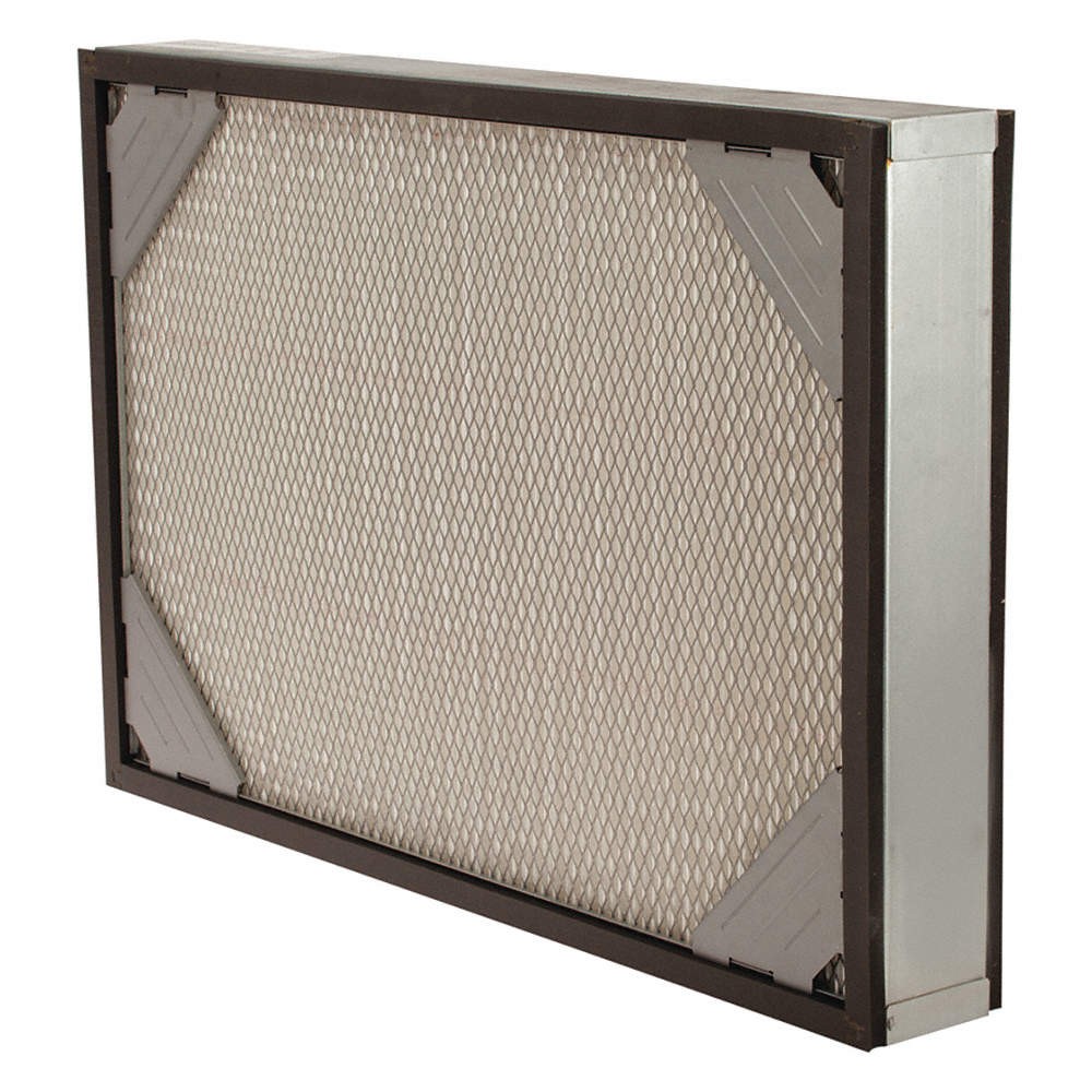 TENNANT 1048295AM Dust Panel Filter,30 in L,Blk/Ivory 55HD04