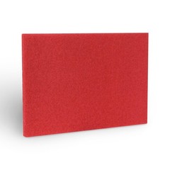 Americo Red Buffer Floor Pad, for Light Cleaning and Buffing, 14″x28″, 5