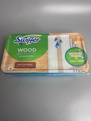 Swiffer Wood Wet Cloths Mopping Refills Trap + Lock 20 Count 10×8 Inch Safe Wood
