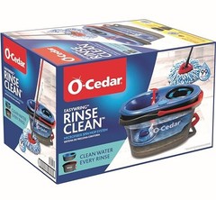 O-Cedar Rinseclean Spin Mop Bucket System Clean Clean Water Removes 99 Of