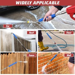 17 Inch Pressure Washer Extension Wand, 4000 PSI Stainless Steel Power Washer…