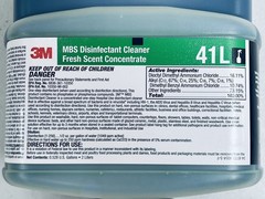 3M Twist ‘n Fill 41L MBS Disinfectant Cleaner 2L Liquid Concentrate Fresh Scent