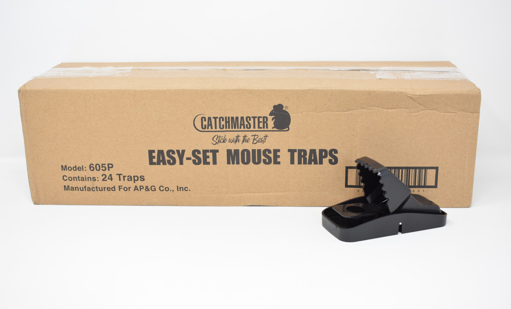 Catchmaster 605P Easy-Set Mouse Trap – Case (24 Traps) by AP&G