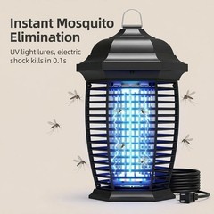 20W 4200V Electric Bug Zapper, IPX4 Waterproof Mosquito Zapper, Indoor Outdoor