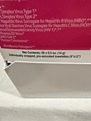 Metrex CaviWipes XL Disinfecting Wipes 50 Count Canister Hospital Medical New