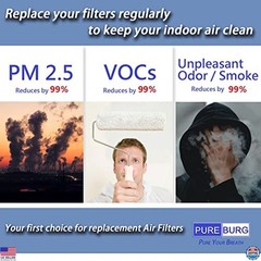 PUREBURG Vacuum Filter Replacement for Hoover Windtunnel Savvy Type 201 – 2-Pack