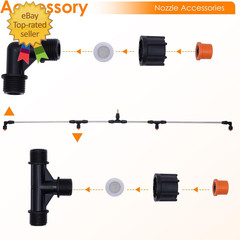 Metal 4-Nozzle Poly Boom Wand – Easy-To-Assemble Sprayer Boom