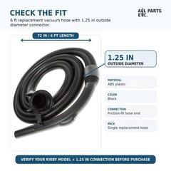 All Parts Etc. 6 Ft Replacement Vacuum Hose For Kirby G Series G3 G4 G5 G6