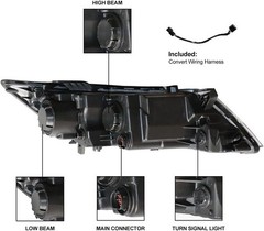 Halogen Front Headlight Headlamps Assembly for 2014 2015 KIA Optima