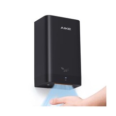 AIKE ADA Compliant Hand Dryer Surface Mount Hard Wired Design, 110V Black Mod…