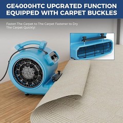 ALORAIR 4000CFM Air Mover Carpet Dryer 3 Speed 1.34HP Blower Fan Water Damage