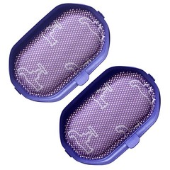 2 Pack Pre-Filter Digital Slim Vacuum Cleaner Dust HEPA Filters Purple