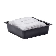 Pig Absorbent Pillow In Pan, 12 gal, , Black/Gray PAN201 Pig PAN201 036226014026