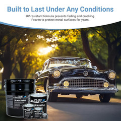Blackshell – Gloss Black – 1 Pint – Corrosion Preventive Coating, Long-Lasting
