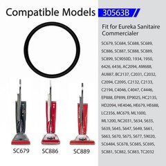 30563B Round Vacuum Belt for Eureka Sanitaire Commercial Upright 4 Pack