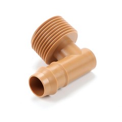 RedChili 1/2 Inch Drip Irrigation Fitting To 3/4 3/4″ Threaded Elbow Adapter