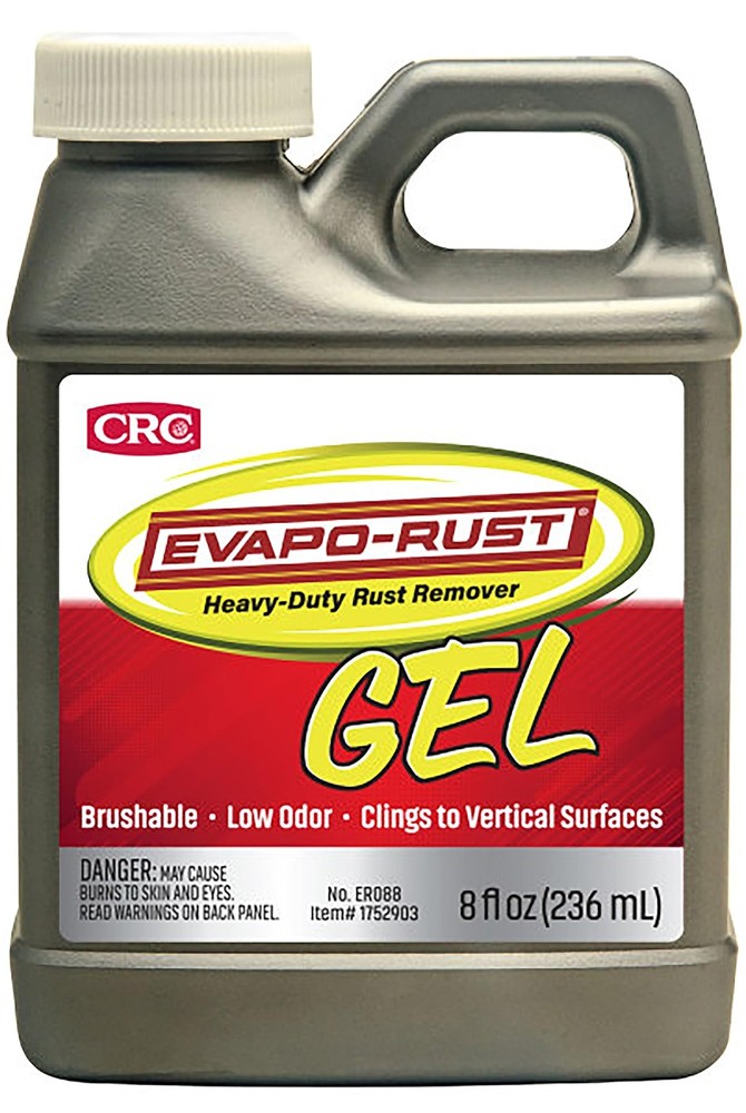 Crc Gel Rust Remover 8 Fl Oz Rust Remover For Vertical Surfaces Eliminates Oxide