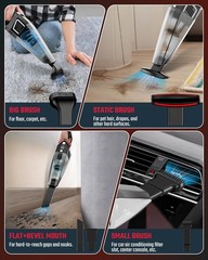 Evekas Handheld Vacuum Cordless 9000Pa Strong Suction 2 Suction Modes Type-C