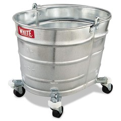 IMPACT PRODUCTS IMPACT METAL MOP BUCKET 26 QT STEEL 260 – SILVER METAL