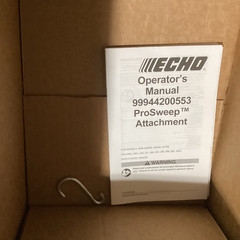 ECHO 99944200553 ProSweep Nylon Broom Attachment 22.5 Swath Sweeper Attachment