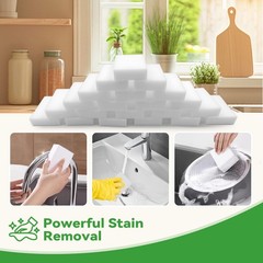YDN Clean Magic Eraser Sponge, Water-Activated 3.94″ × 2.36″ × 0.79″, White