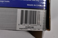 ShuBee Original Red Shoe Covers Disposable Boot Protectors Box Of 50 Pairs