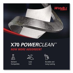 WypAll 41600 X70 12-1/2″ x 12-2/5″ Cloths – White, Jumbo (820 Towels/Roll) New