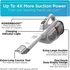 Dust Buster Hand Held Vacuum Cordless Rechargeable, Portable Vacuum for Car