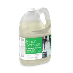 Diversey Floor Science Cleaner/Restorer Spray Buff, Citrus Scent, 1 gal Bottle