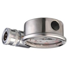 6000 PSI Pressure Washer Gauge Kit 3/8 Inch Quick Connect Measuring Tool