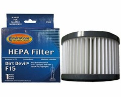 (1) Dirt Devil Pleated HEPA Vacuum Filter F-15 Vibe Quick Vac, Extreme Quick …