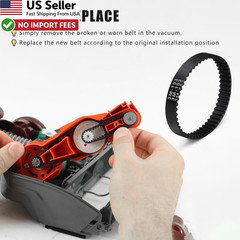 6PCS Soft Front Brush Belt 153-3GT-8 For Shark AZ1002 AZ1000 AX950 AX951 Vacuum