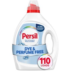 Persil Free & Sensitive Laundry Detergent Liquid, 82.5 Fl Oz, 110 Loads,…