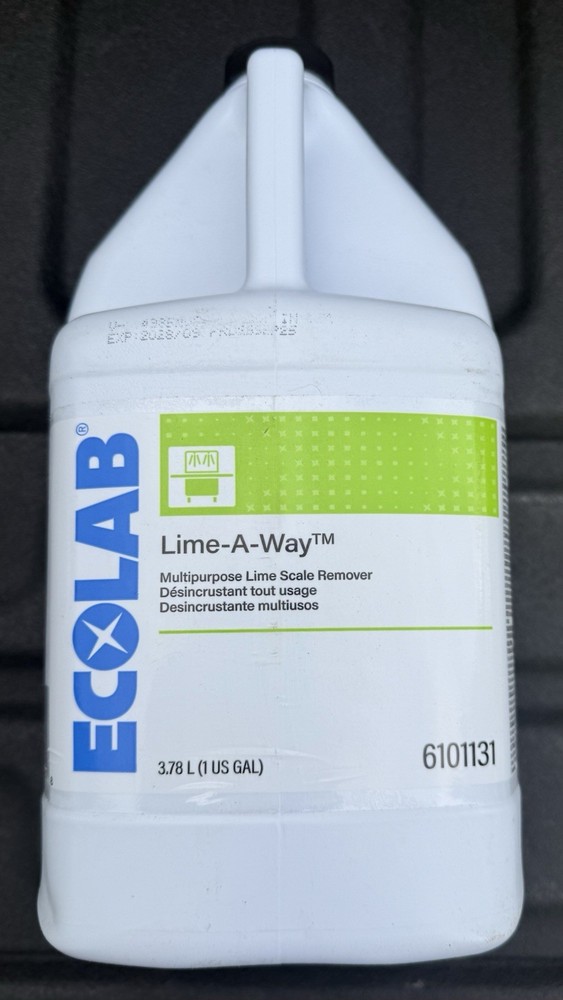 Ecolab 6101131 Lime-A-Way Delimer Multipurpose Lime Scale Remover – 1 Gallon