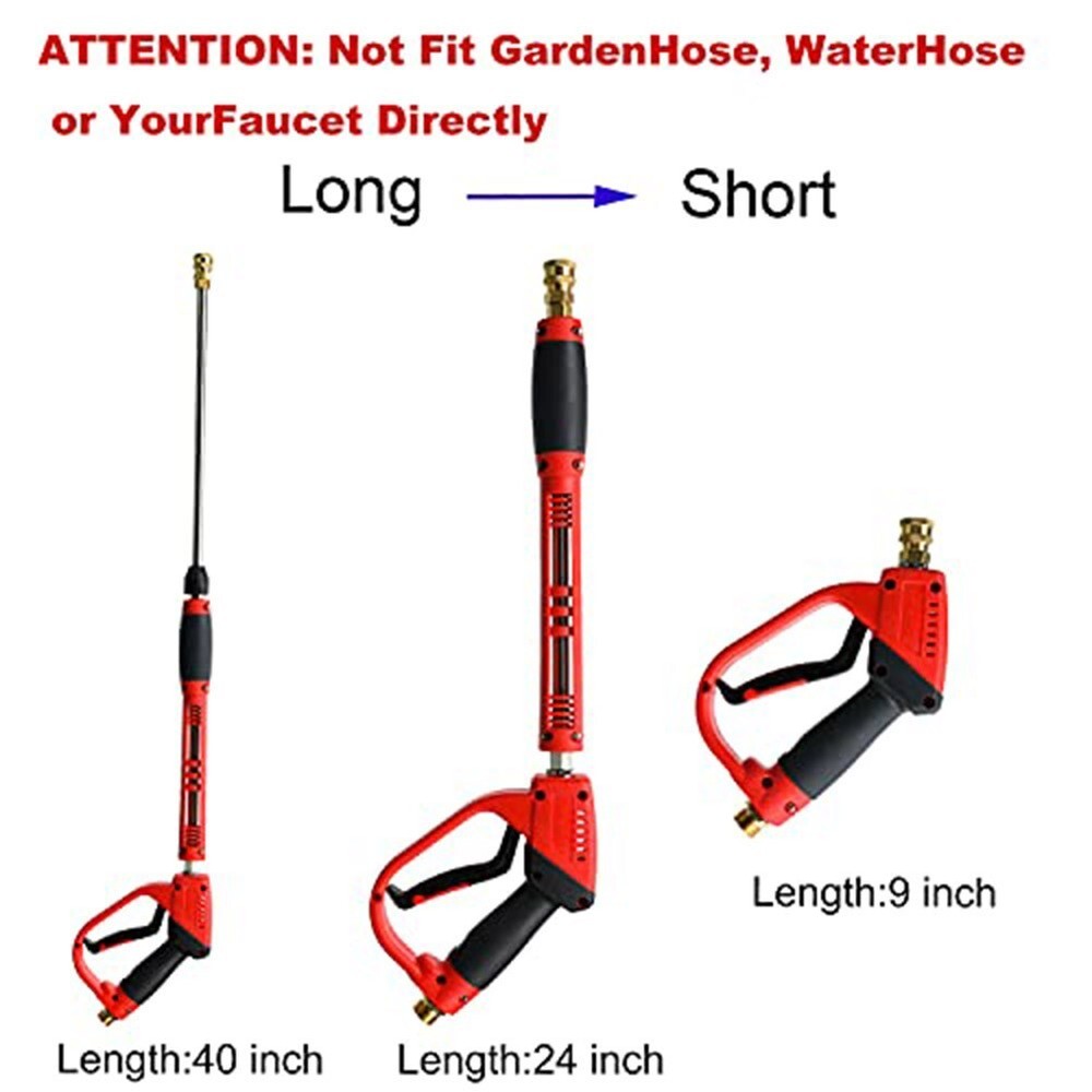 Car Power Washing Machine Pressure Washer Easy To Use Package Contents