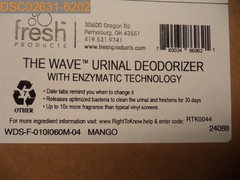 Qty=60(6 boxes of 10): Fresh Products The Wave, Deodorizer, WDS-F-0101060M-04