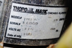 Thoro Matic TM17 Floor Scrubber Buffer and Stripper w/ 4 Gal Solution Tank TM-17