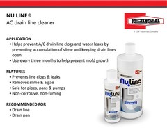 Nu-Line Drain Cleaner, 8 Ounce – Sold Each 8 ounces