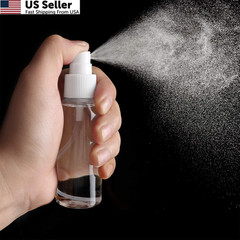 ZEROFIRE 2 Pack Spray Bottles 1oz Clear Plastic Empty 1 Ounce, 2