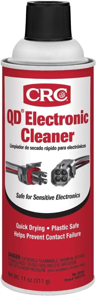 Electronic Contact Cleaner Spray Best Quick Drying Fix CRC QD Corrosion Debris11