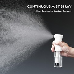 HPPFFY Continuous Spray Bottle, 6.8 OZ Hair Bottles, Ounces, White